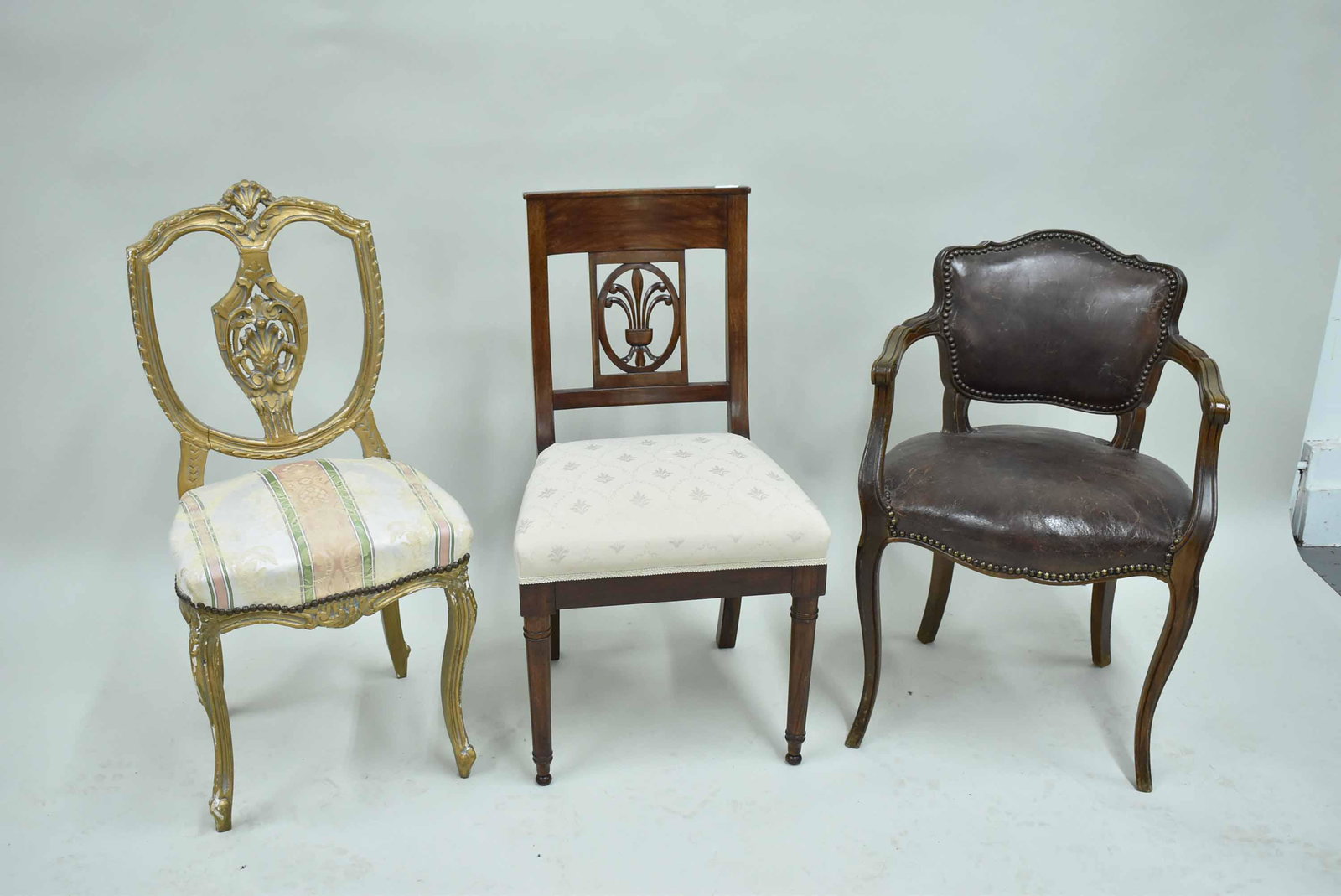 Regency Style Upholstered Side Chair (1 of 5)