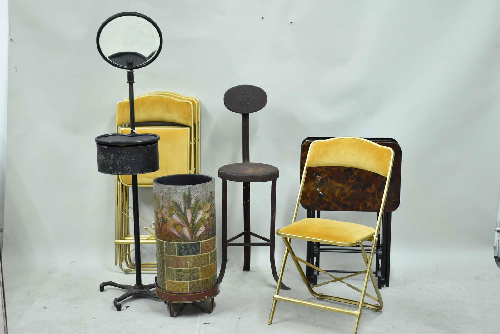 Antique Victorian Metal Shaving Stand (1 of 10)