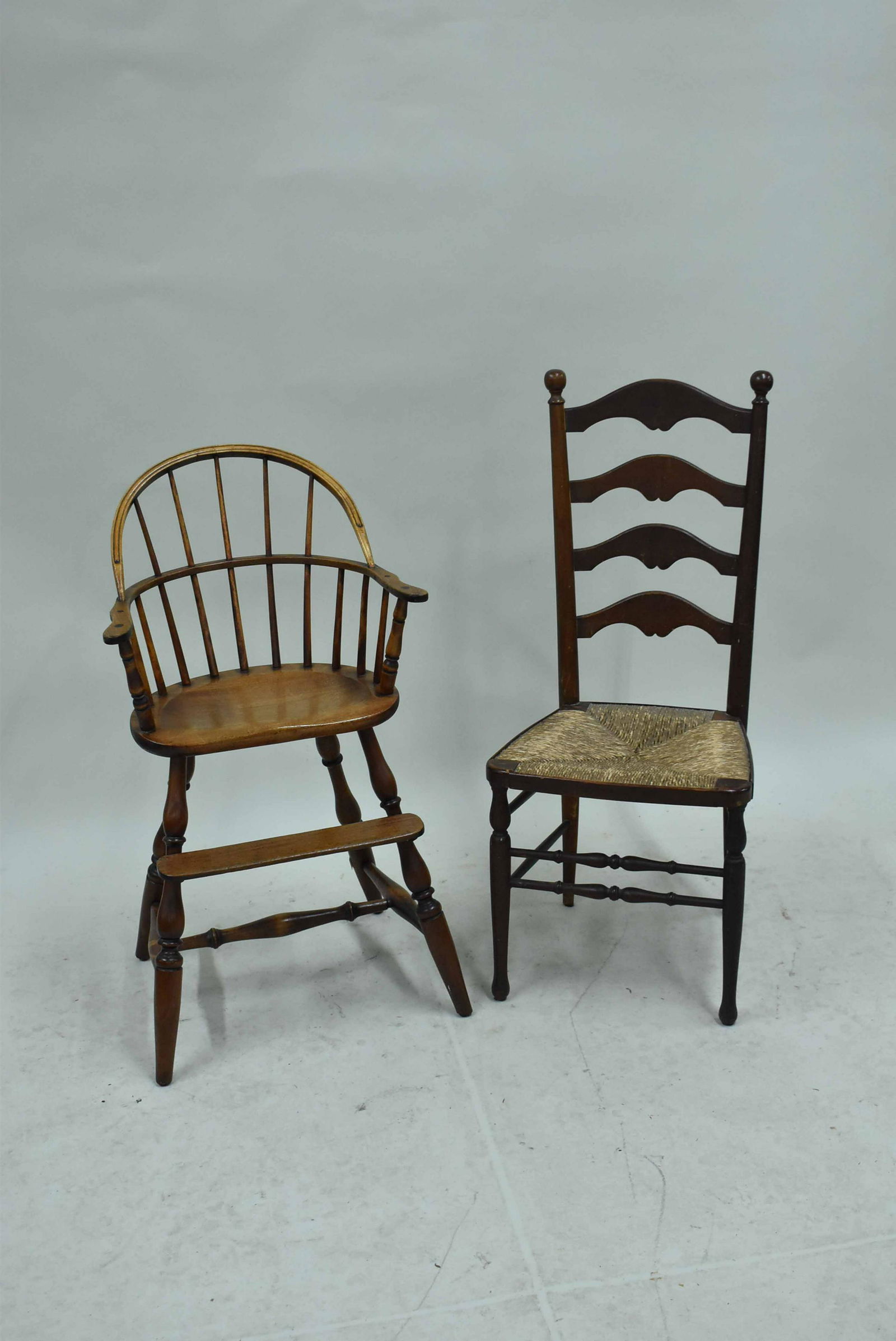 Antique Child's Windsor High Chair (1 of 6)
