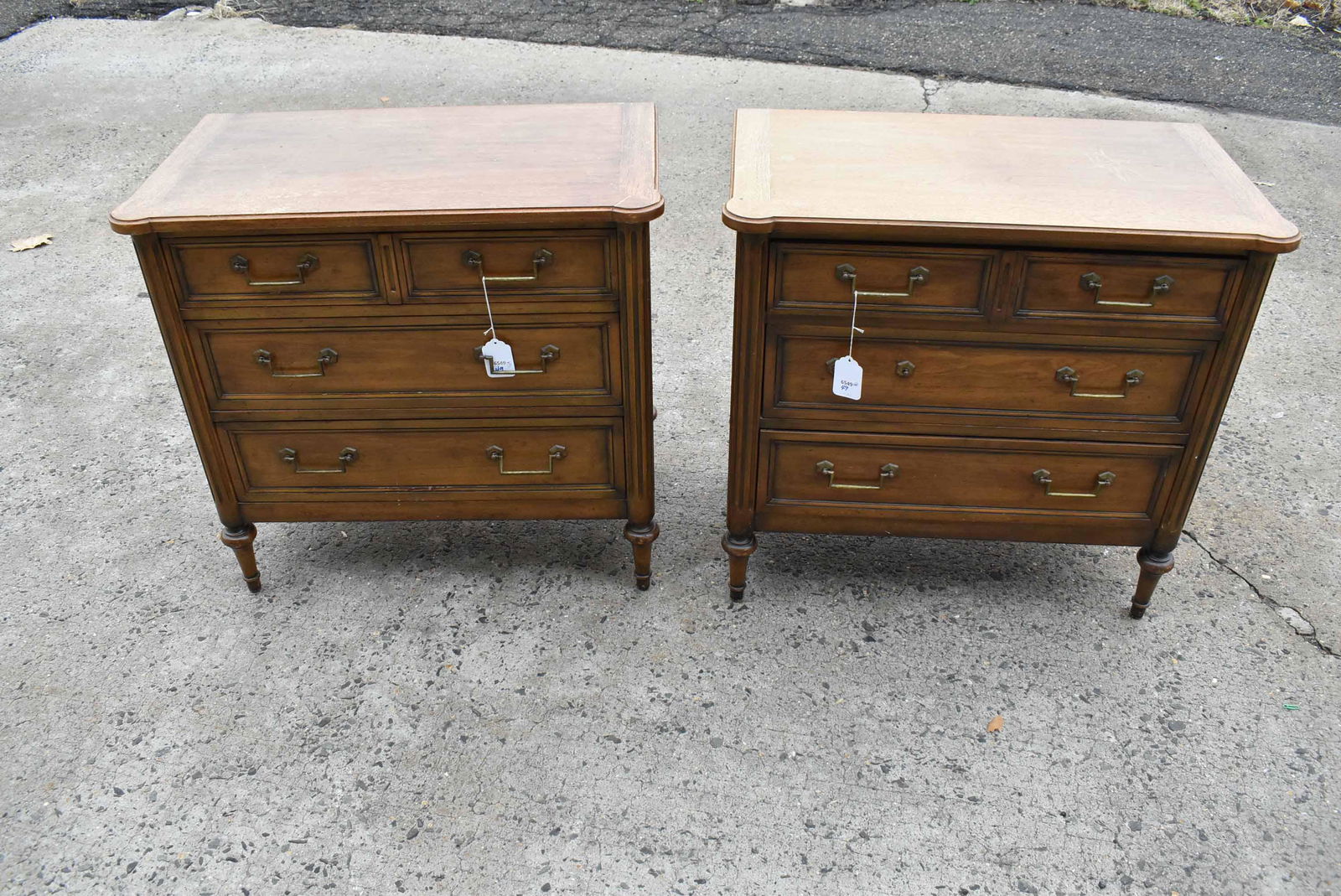 Pair of Louis XVI Style Side Tables (1 of 8)