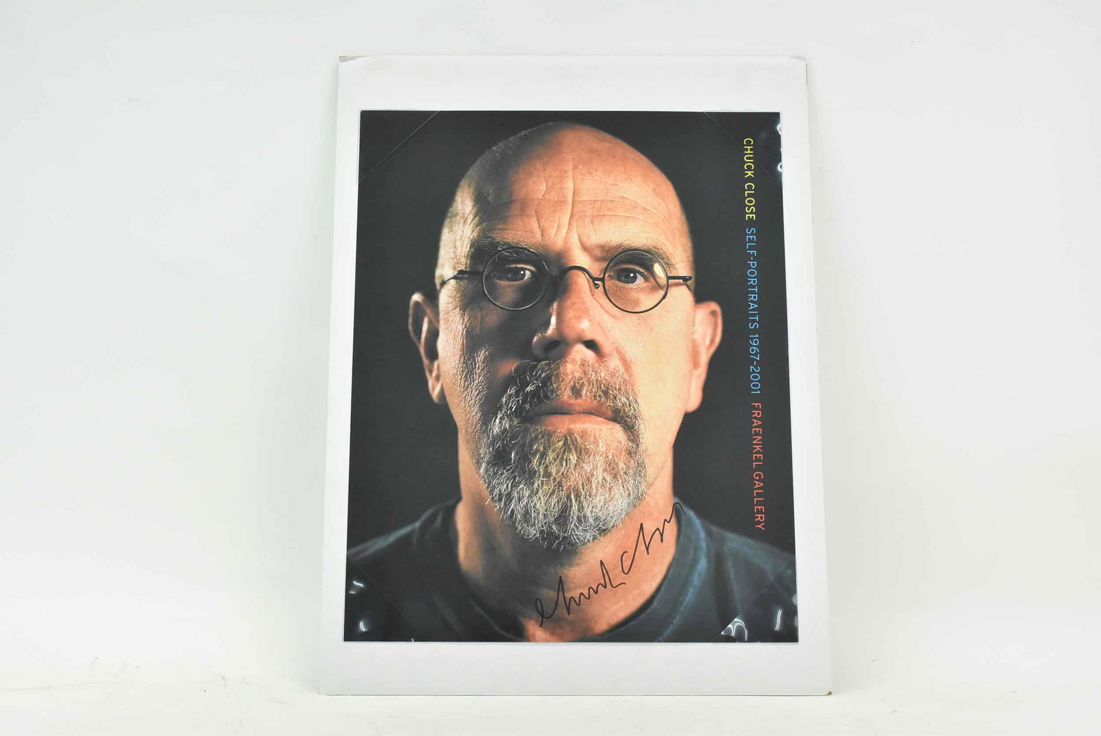Signed Chuck Close Exhibition Poster (1 of 4)