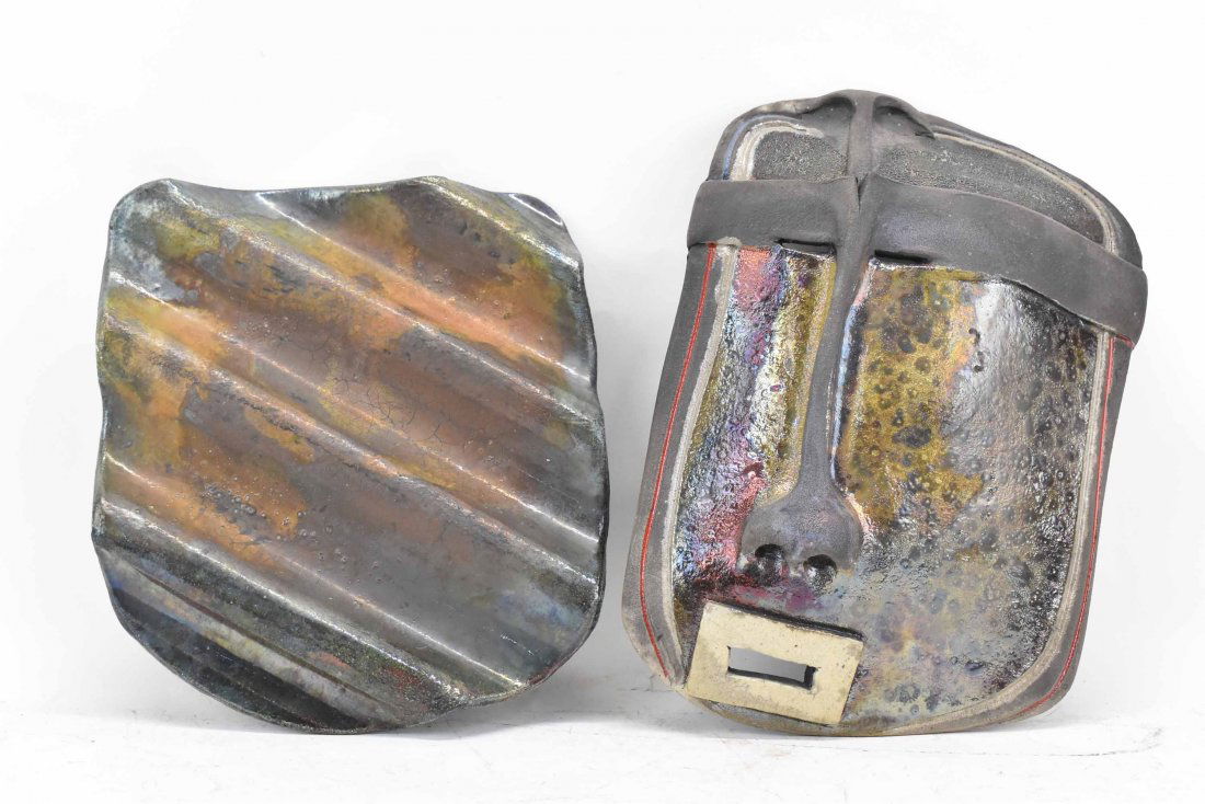 Ceramic Wall Plaque of Knight and Shield (1 of 5)