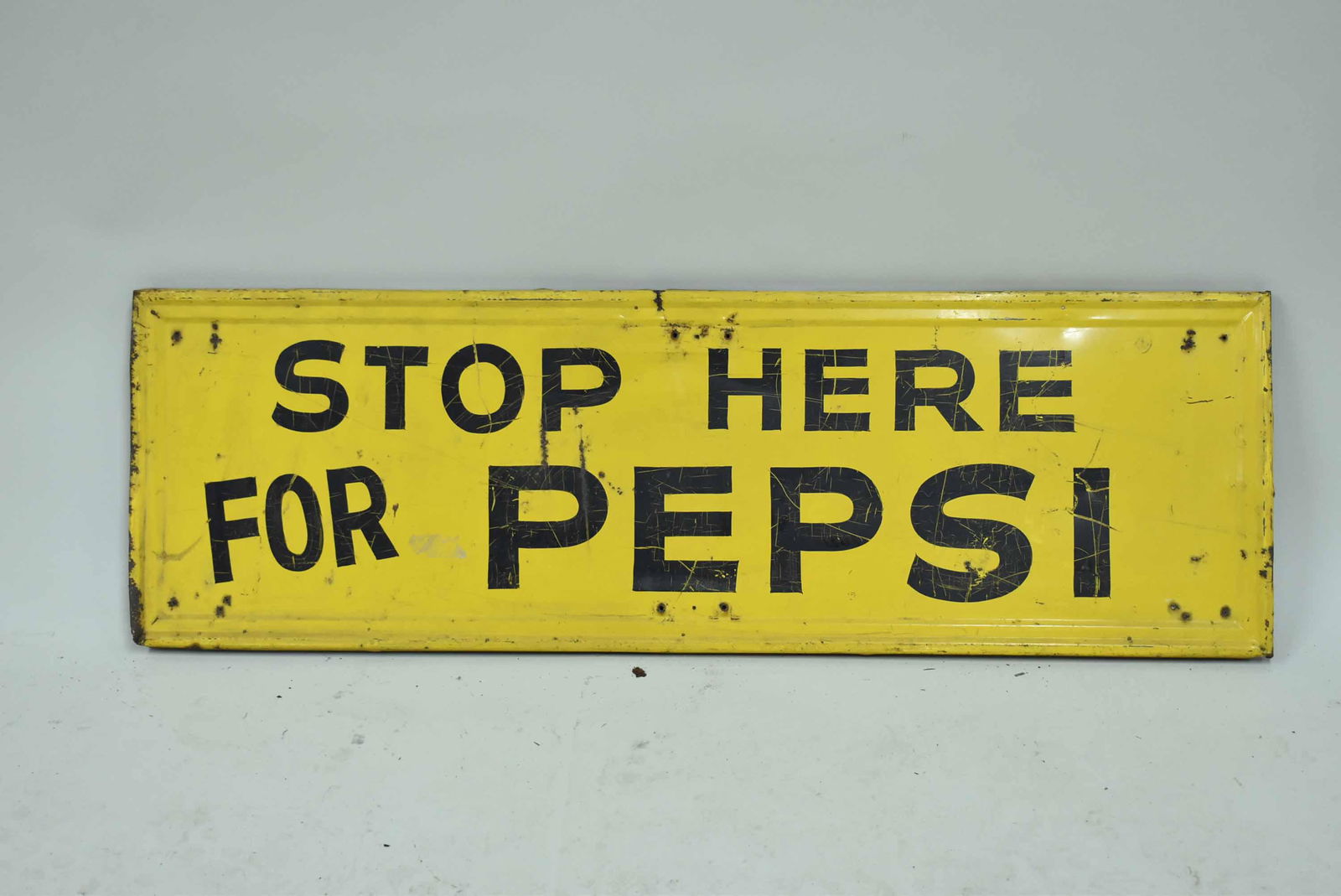 Vintage Metal Painted Pepsi Advertising Sign (1 of 6)