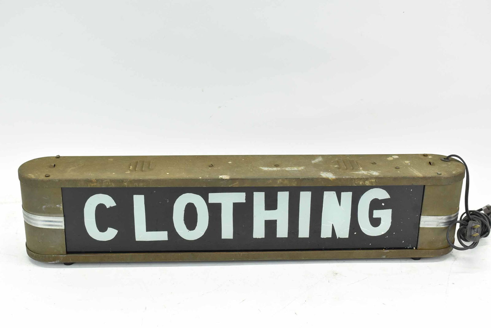 Vintage Art Deco Lighted Clothing Sign (1 of 7)