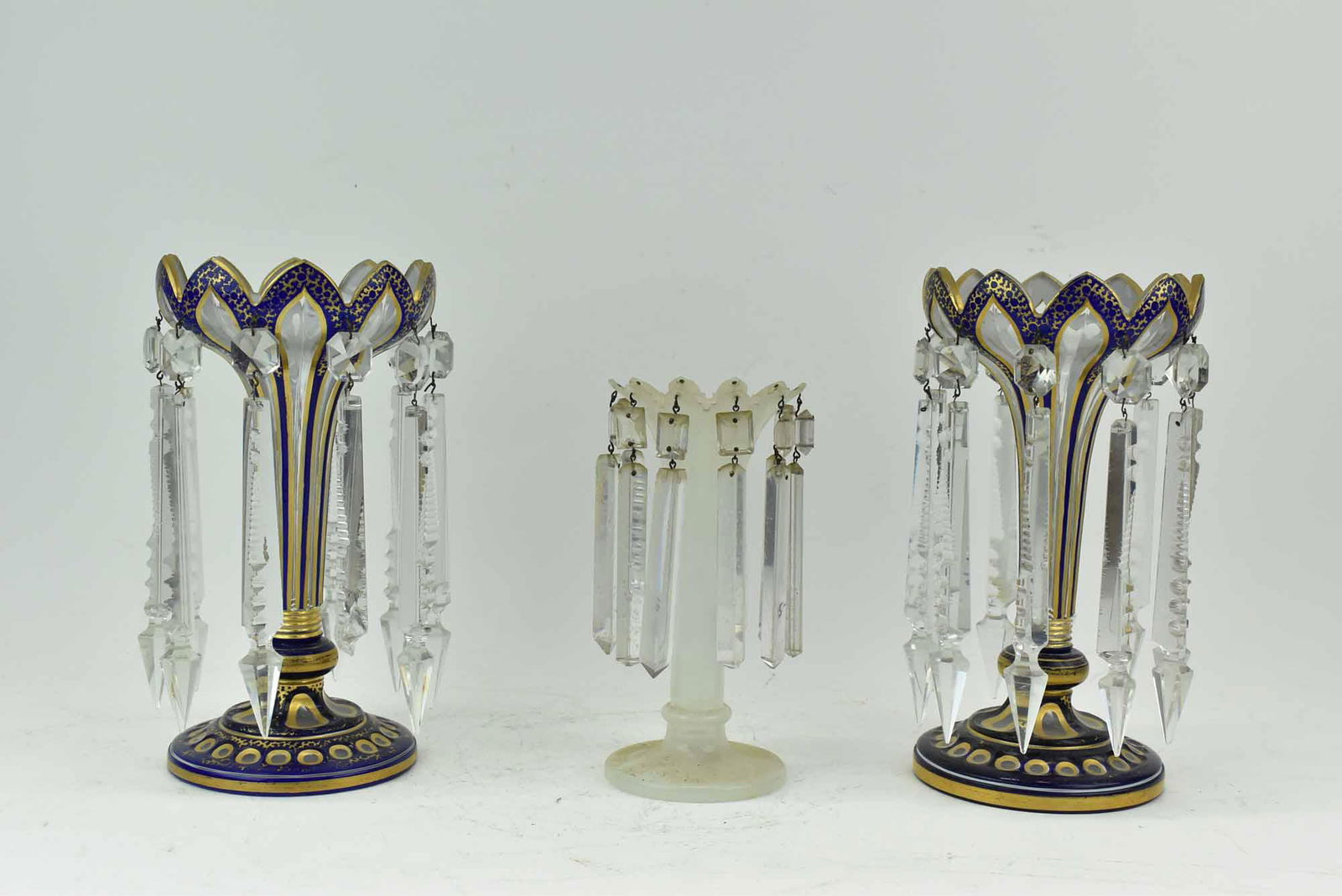 Pair of Bohemian Lusters (1 of 11)