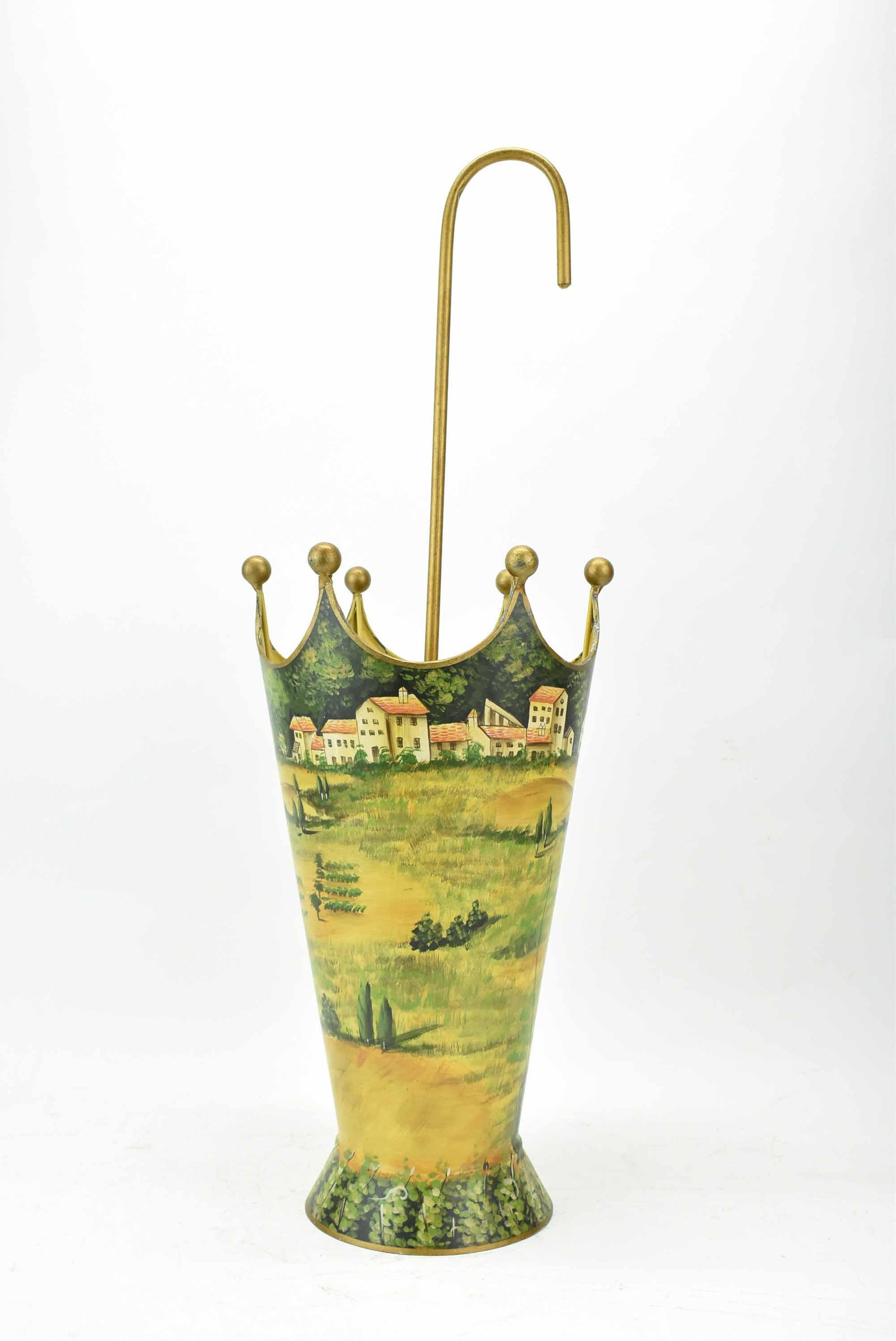 Painted Metal Umbrella Form Umbrella Stand (1 of 7)