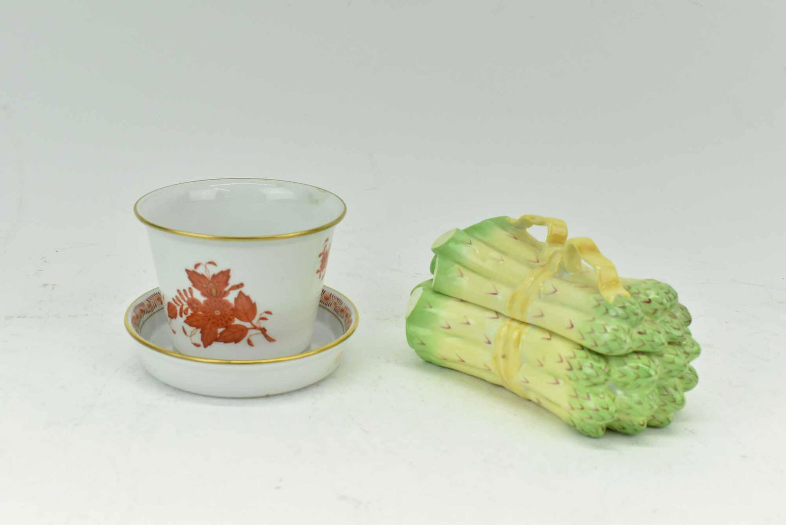 Herend Asparagus Form Trinket Dish (1 of 5)