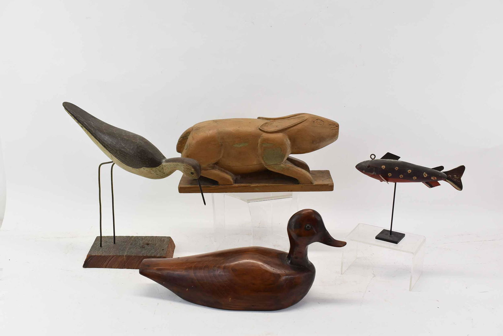 Carved Wood Duck Decoy (1 of 11)