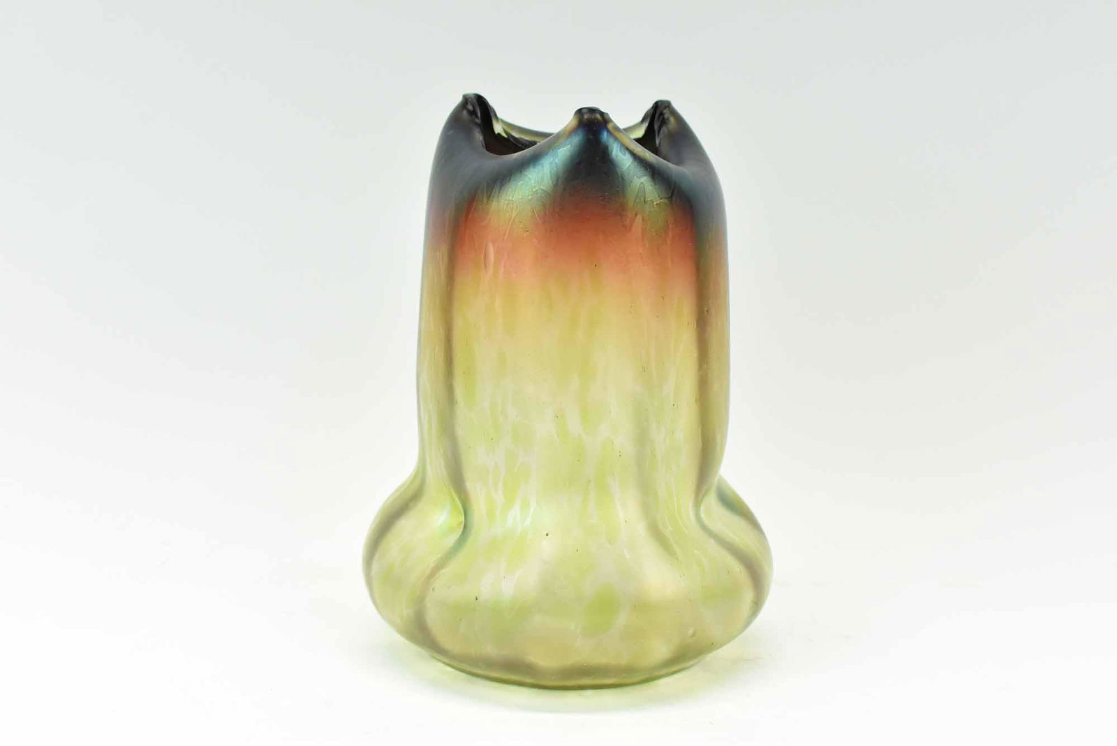 Rindskopf Pepita Bohemian Art Glass Vase (1 of 5)