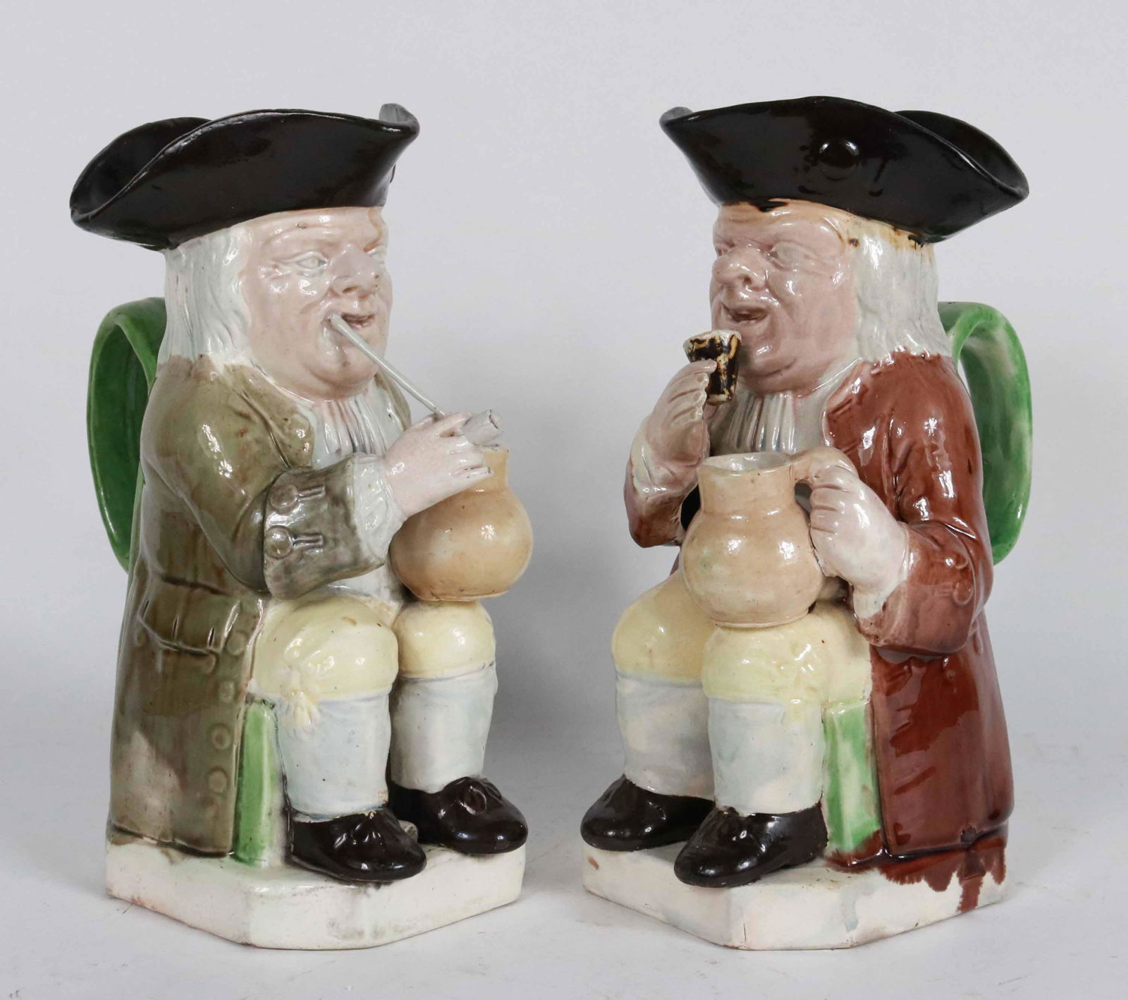 Two Similar Porcelain Toby Jugs (1 of 6)