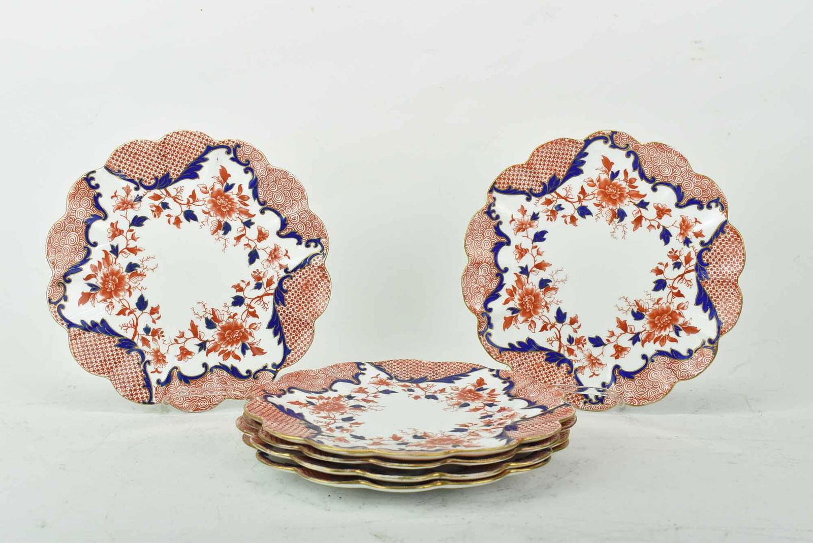 6 Wileman Foley Dessert Luncheon Plates (1 of 5)