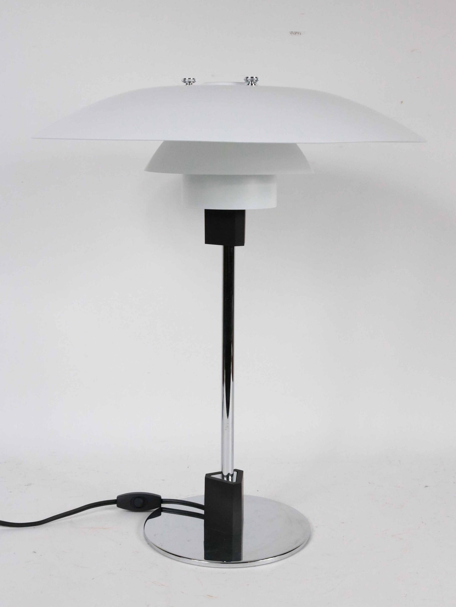 Modern Chrome Table Lamp (1 of 5)