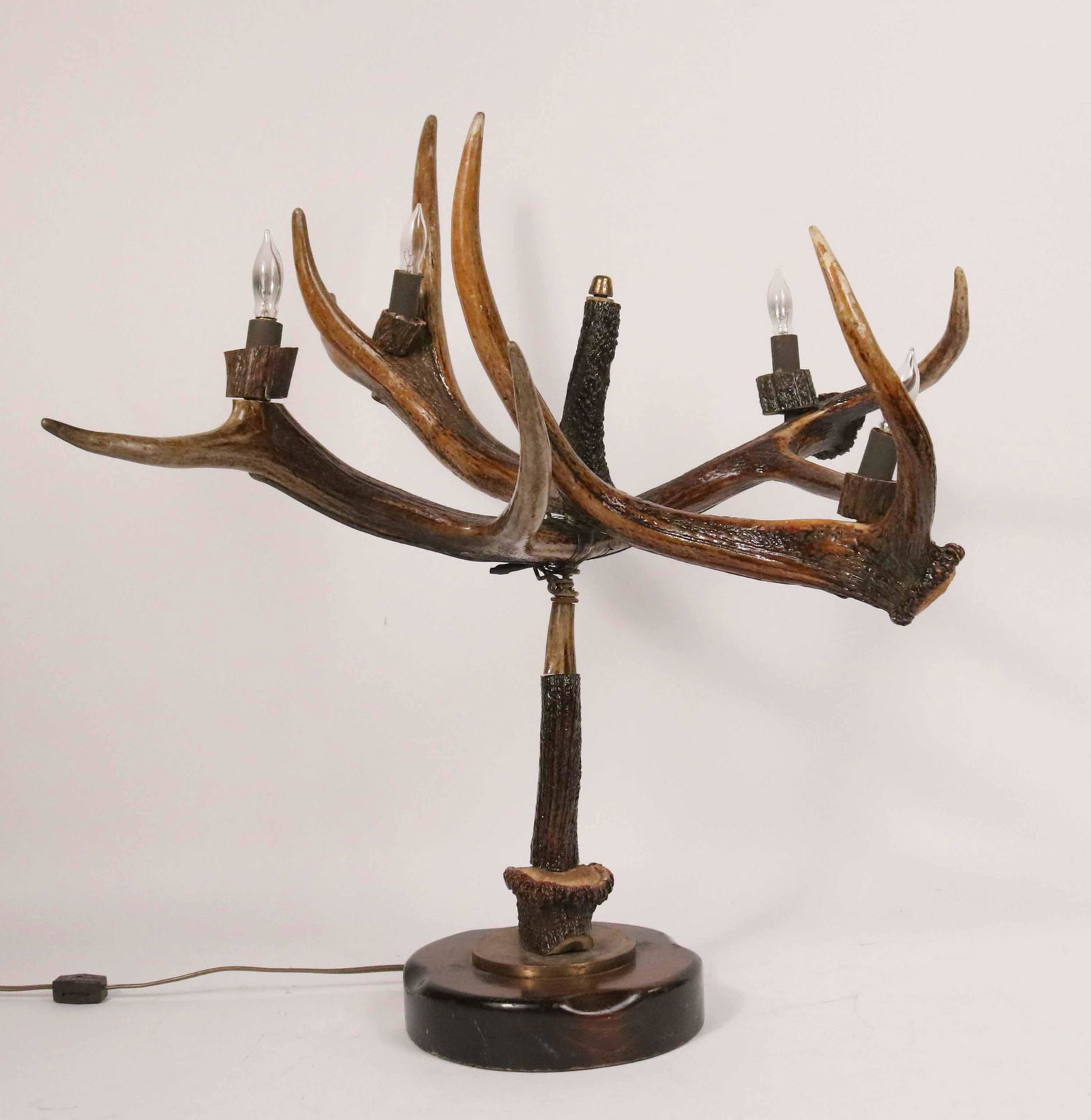 Modern Four-Light Antler Table Lamp (1 of 5)