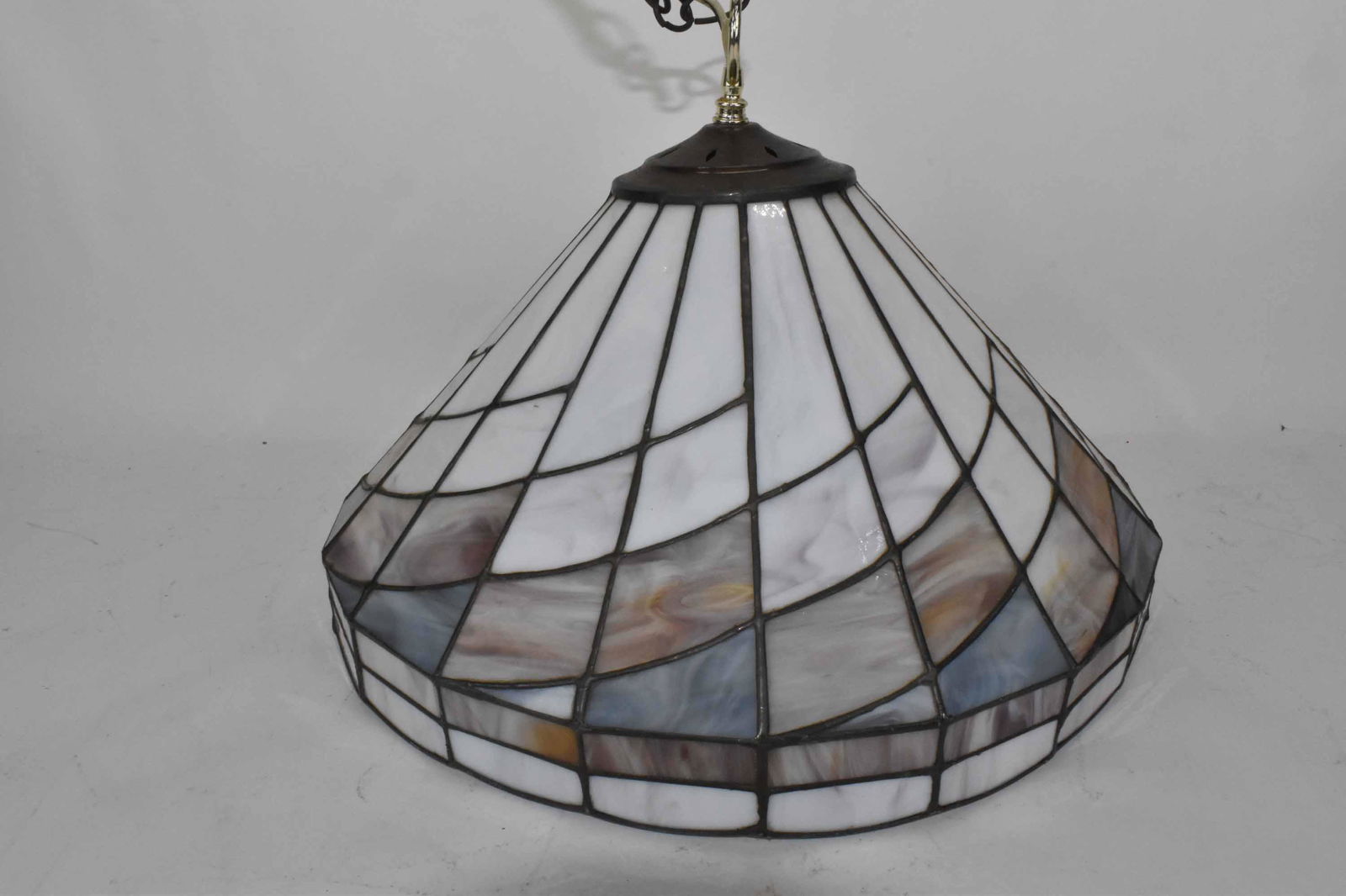 Stained Glass Hanging Light Fixture (1 of 5)