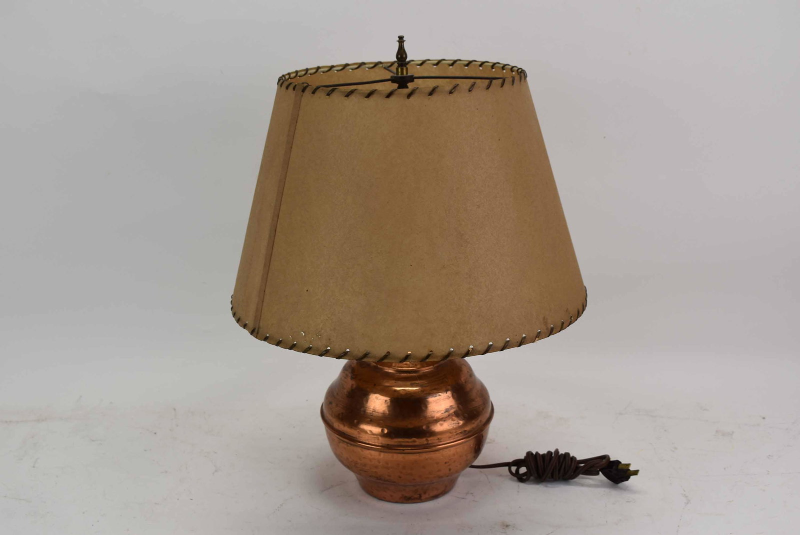 Hammered Copper Table Lamp (1 of 4)