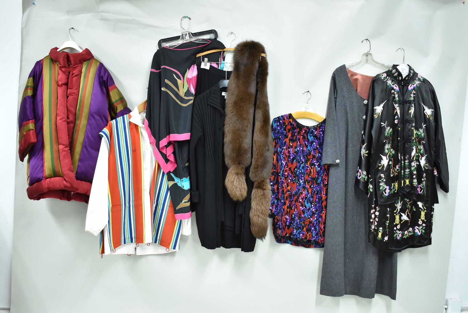 Vintage Oscar de la Renta Quilted Silk Coat (1 of 16)