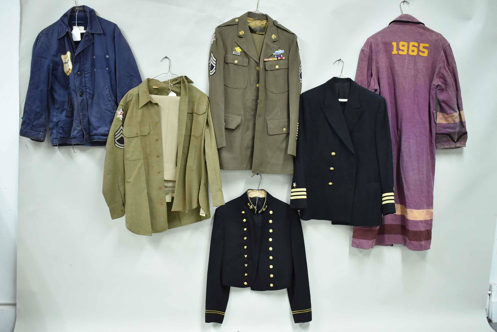 Group of Vintage US Army & Navy Uniforms (1 of 13)
