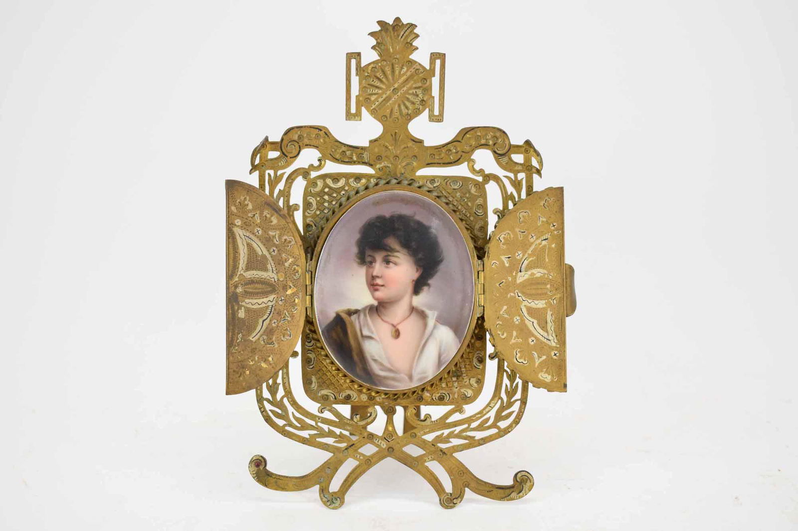 Antique Miniature Porcelain Neapolitan Fisher Boy (1 of 5)