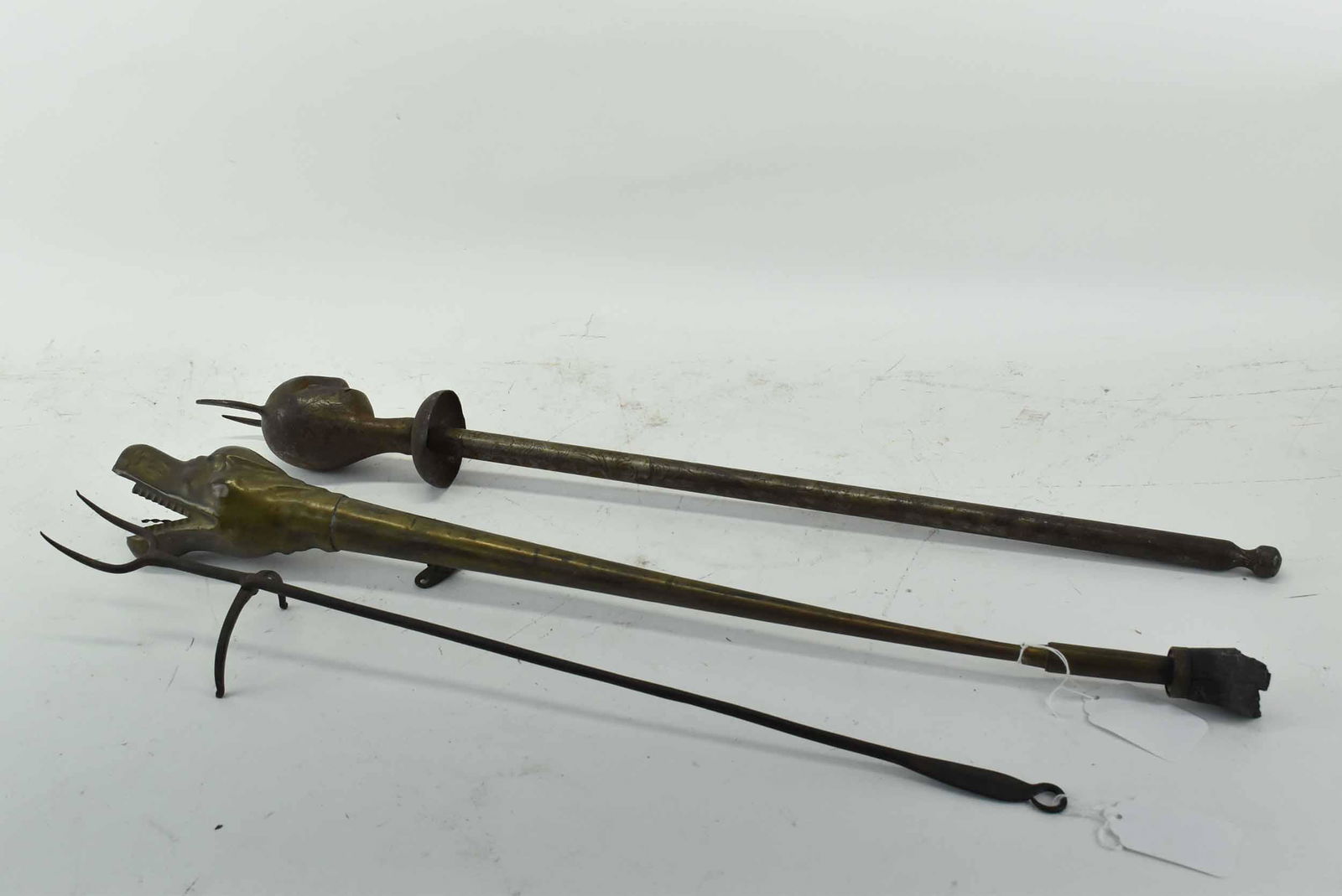 Brass Peacock Dinosaur Face Automobile Horn (1 of 8)