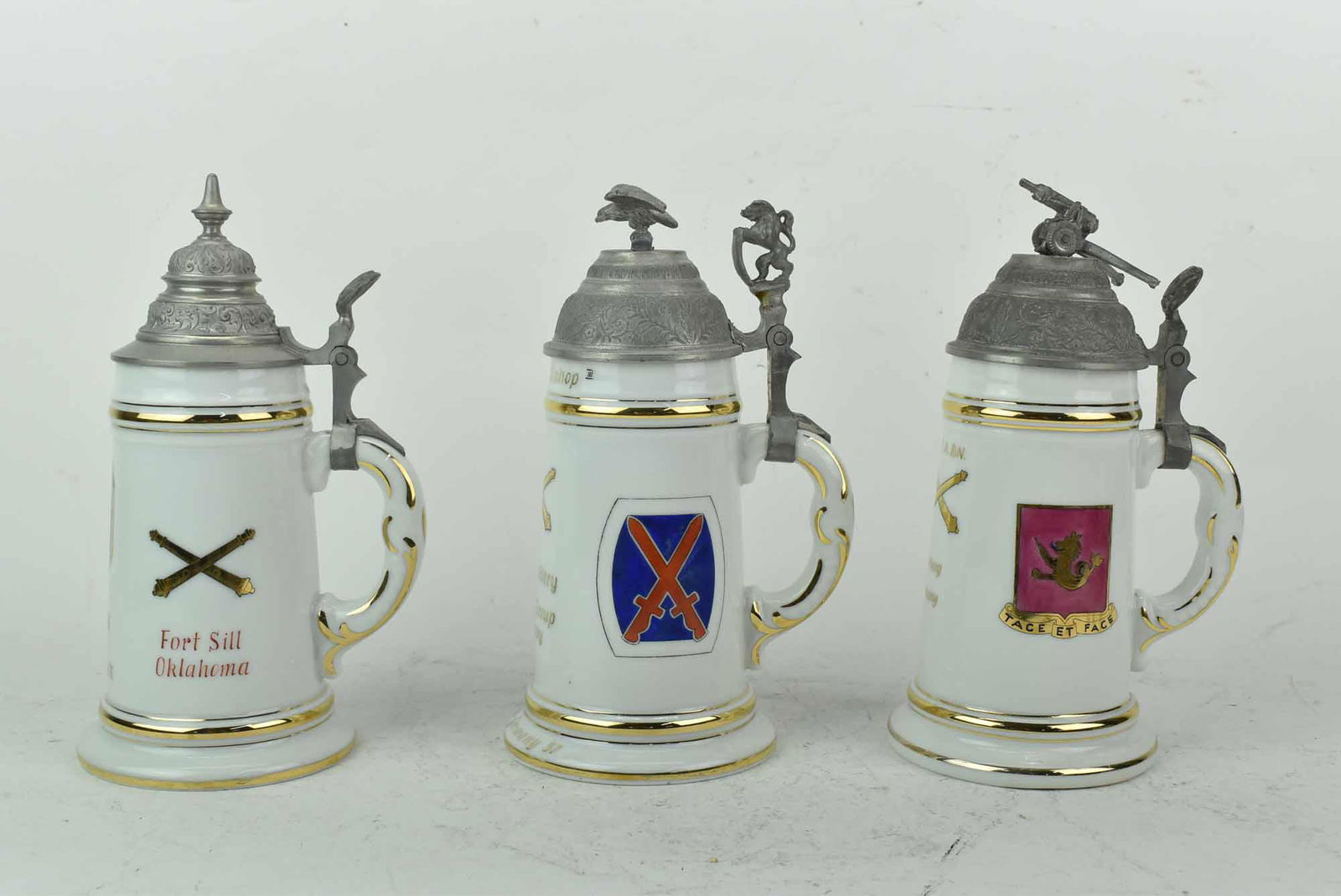 3 German Lithophane Steins (1 of 7)