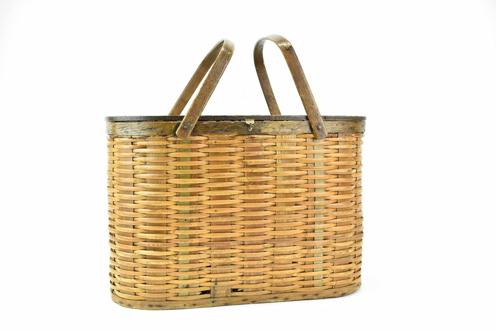 Vintage Shaker Style Tall Picnic Basket (1 of 10)