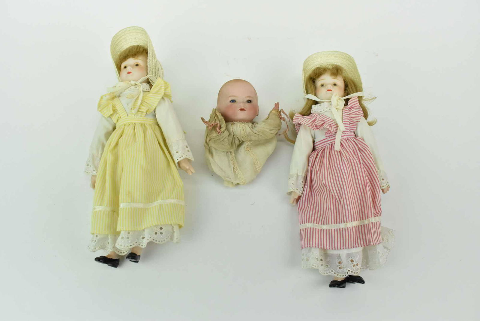 Group of Three Vintage Ceramic Dolls (1 of 10)