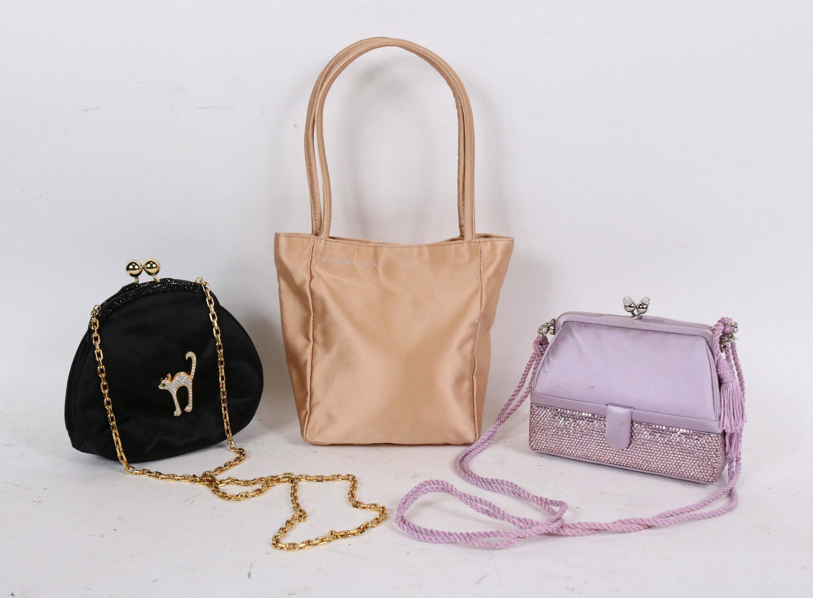 Two Judith Leiber Satin Handbags (1 of 9)