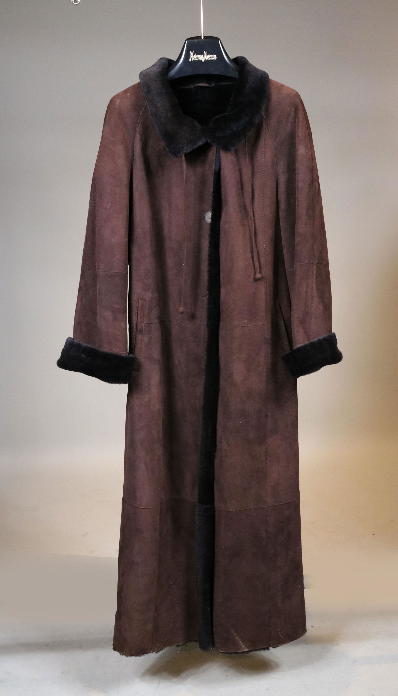 Christia Brown Shearling Coat (1 of 6)