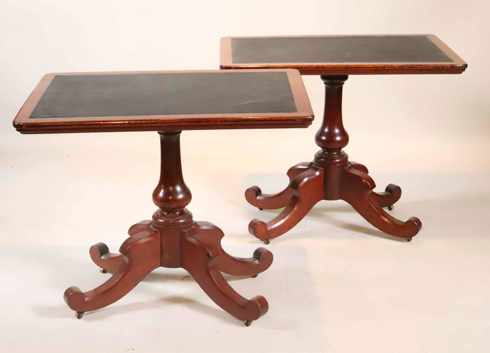 Pair of Regency Mahogany Games Table (1 of 7)
