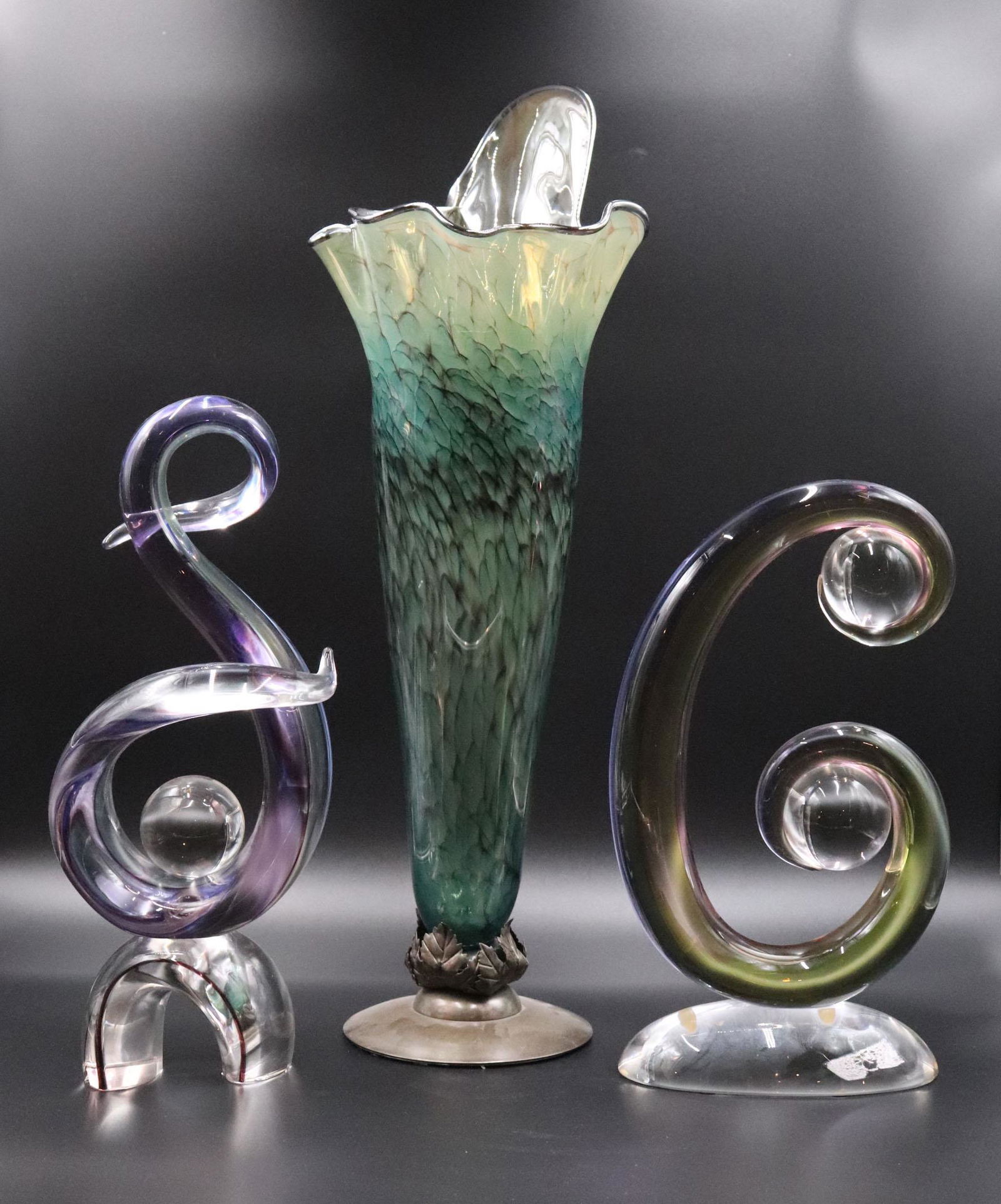 Two Archimede Seguso Murano Glass Sculptures (1 of 11)