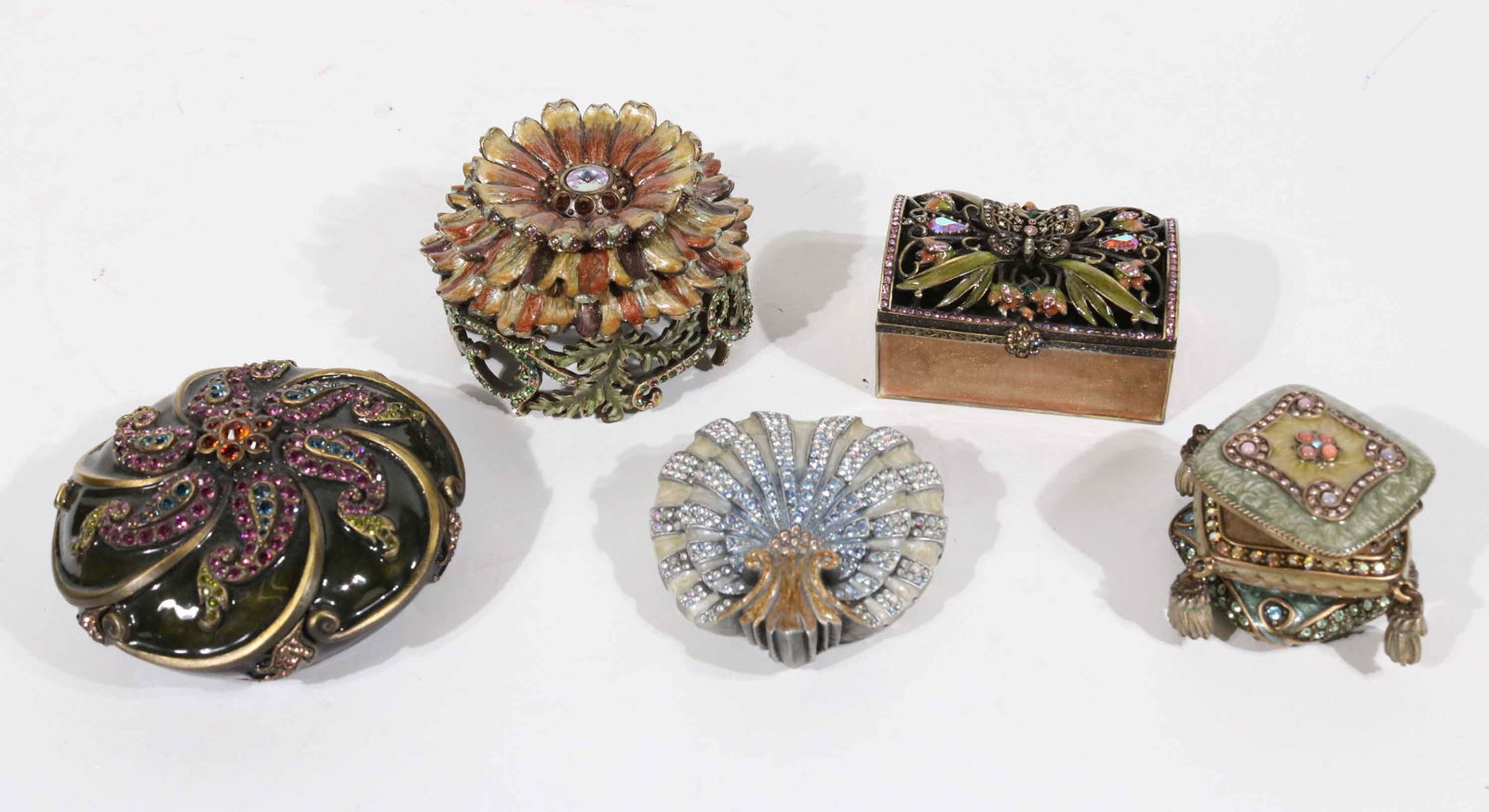 Five Jay Strongwater Enamel Boxes (1 of 12)