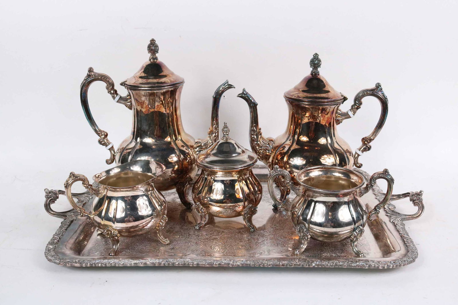 Towle Silver Plated Tea and Coffee Service (1 of 4)