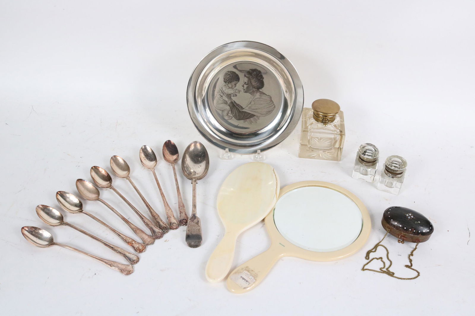 1973 Franklin Mint Mother's Day Silver Plate (1 of 7)