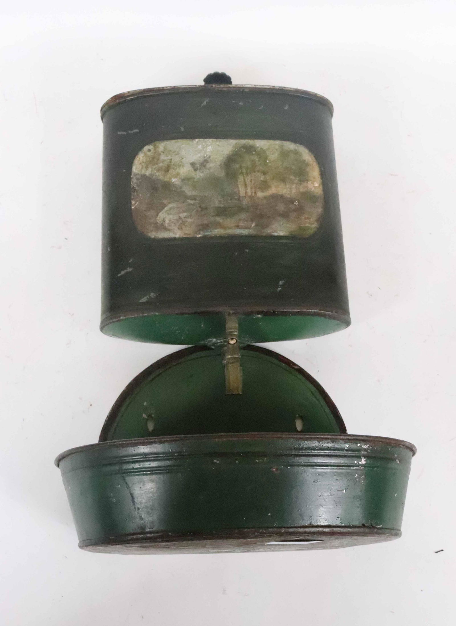 Green Painted Tole Lavabo (1 of 7)