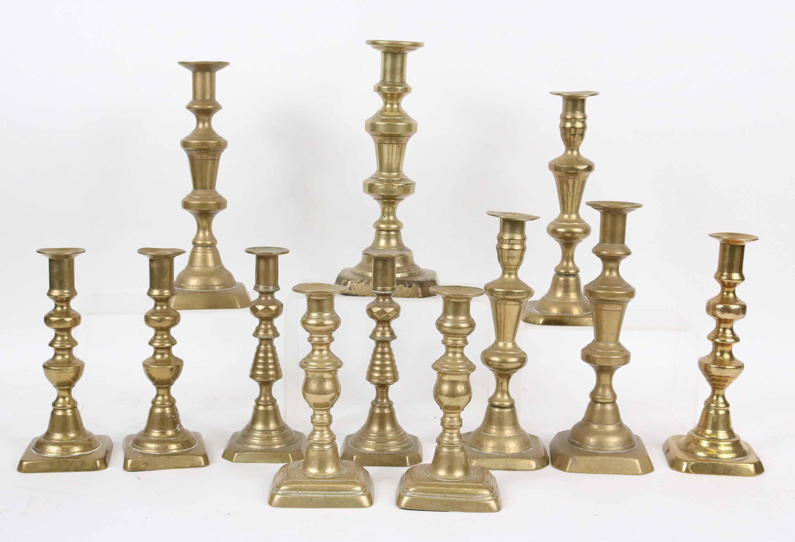 Twelve Brass Candlesticks (1 of 5)