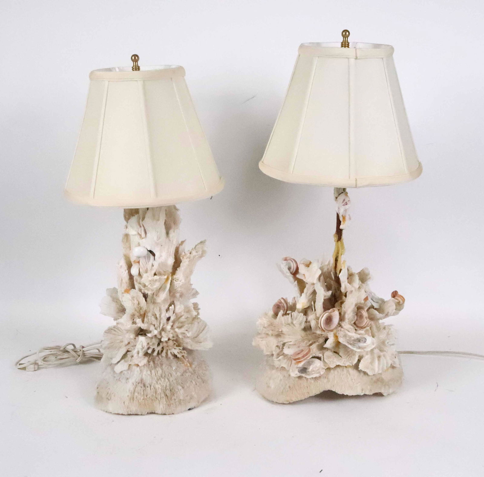 Pair of Seashell and Coral Form Table Lamps (1 of 9)