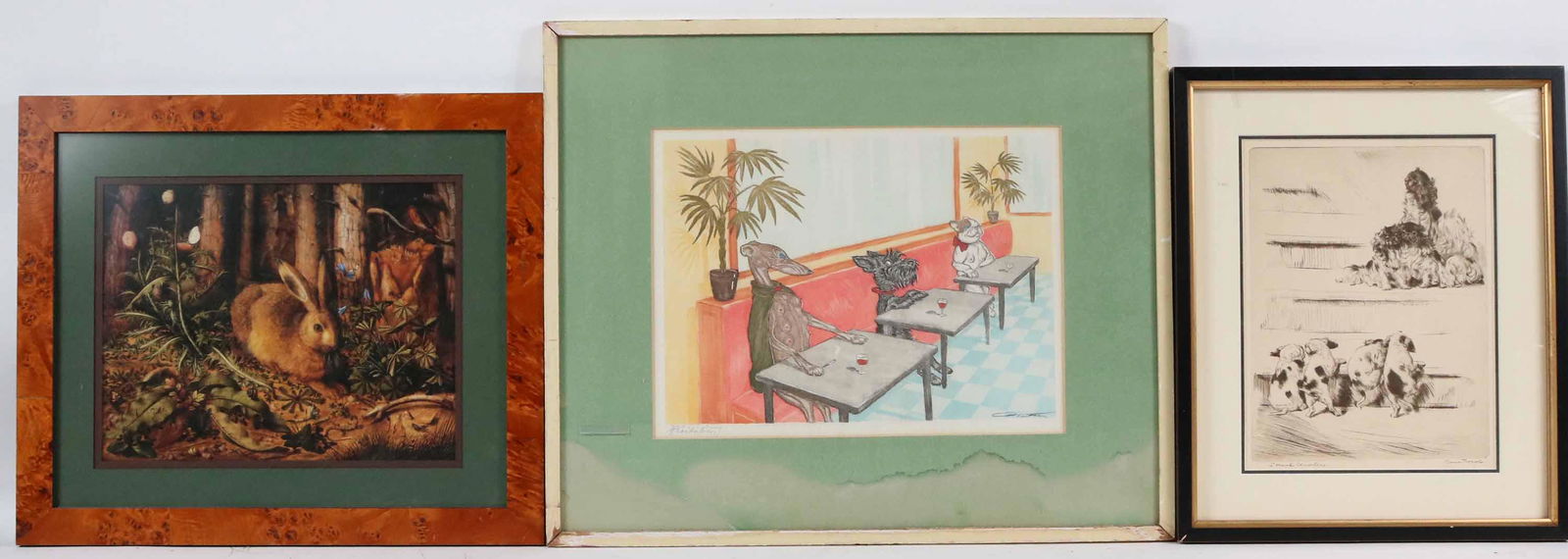 Diana Thorne, Etching, "Social Climbers" (1 of 7)