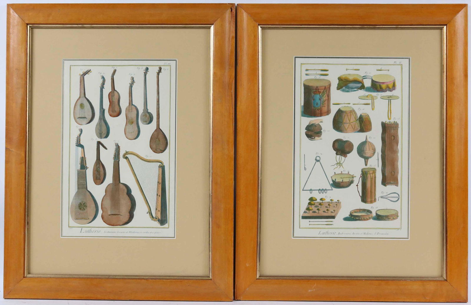 Two Prints of Musical Instruments (1 of 5)