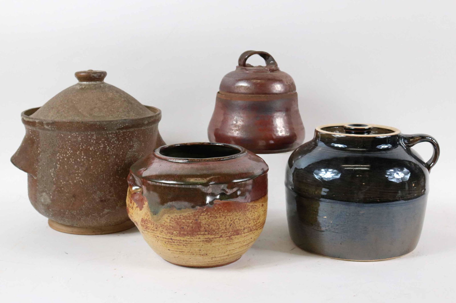 Four Brown-Glazed Ceramic Vessels (1 of 6)