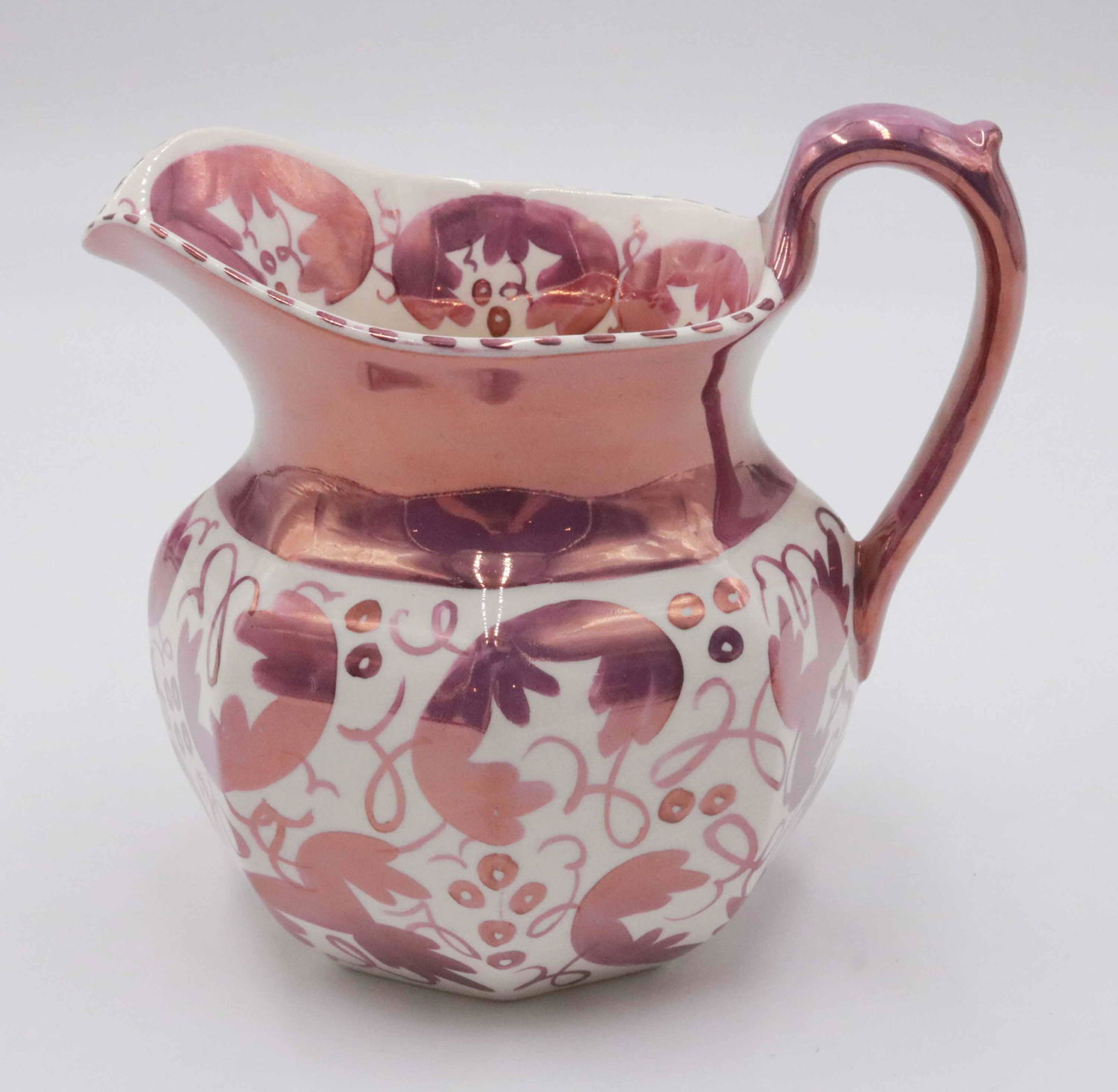Pink Wedgwood Lusterware Petite Pitcher (1 of 4)