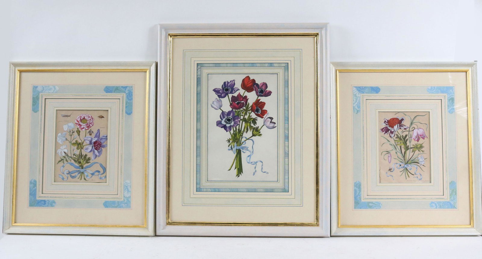 Three Botanical Prints of Flowers (1 of 4)