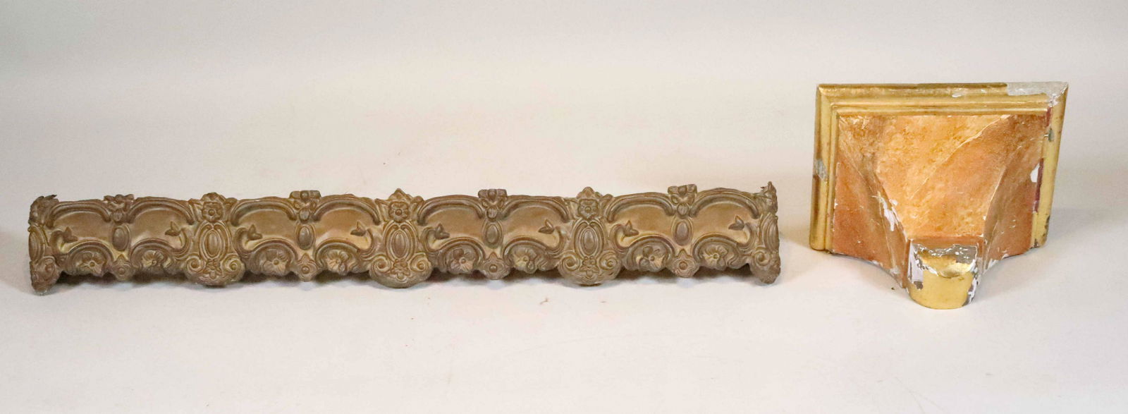 Victorian Pressed Brass Valance (1 of 7)