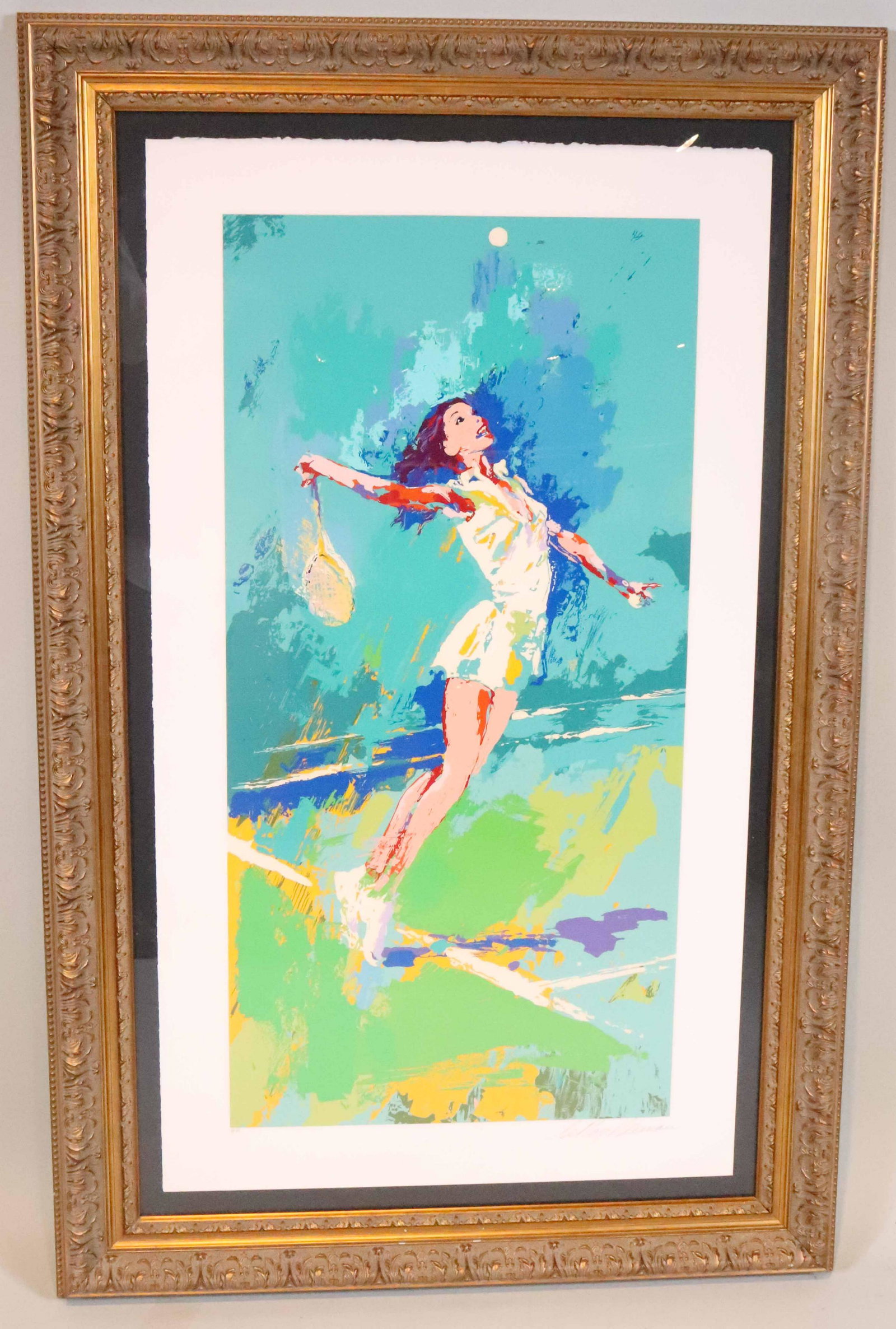 LeRoy Neiman, Lithograph, Female Tennis Player (1 of 9)