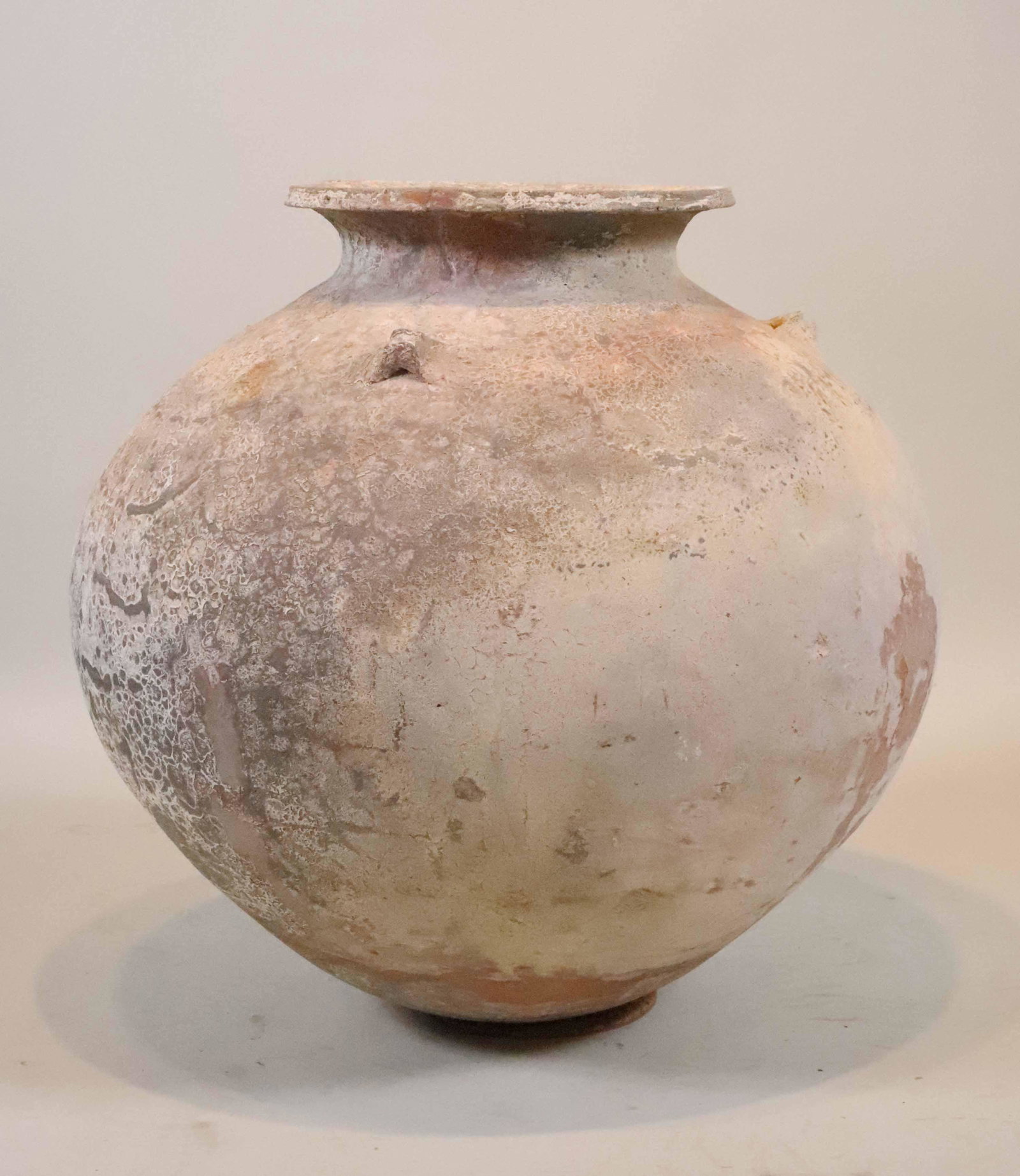 Distressed Terracotta Floor Vessel, Of Impressive Size (1 of 9)