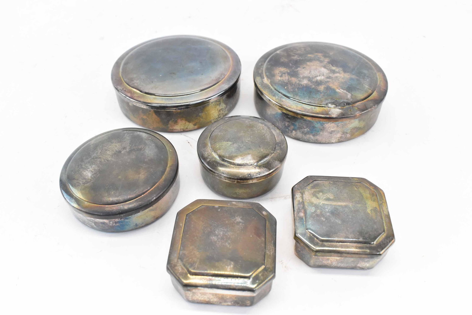 Assorted Sterling Silver Lidded Boxes (1 of 10)