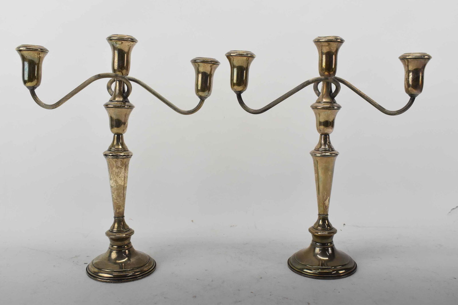 Pair of Reed and Barton Sterling Candelabrum (1 of 12)