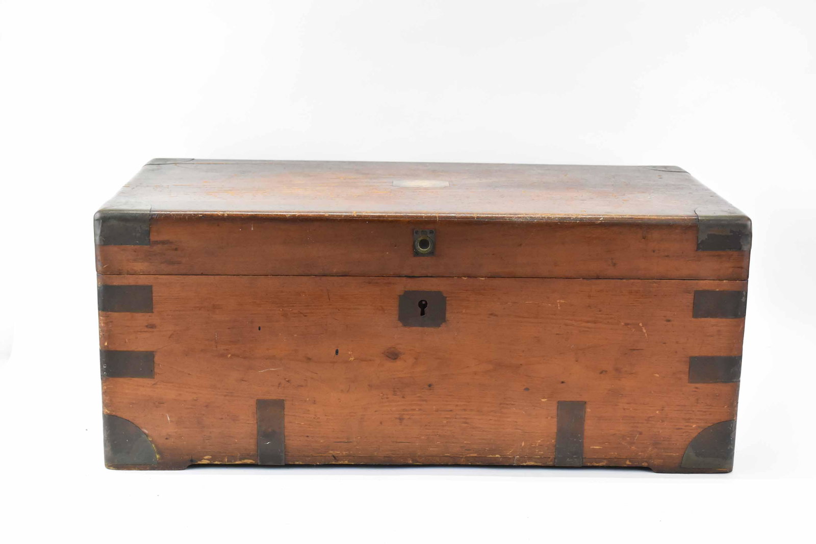Antique Asian Camphor Wood Traveling Chest (1 of 11)