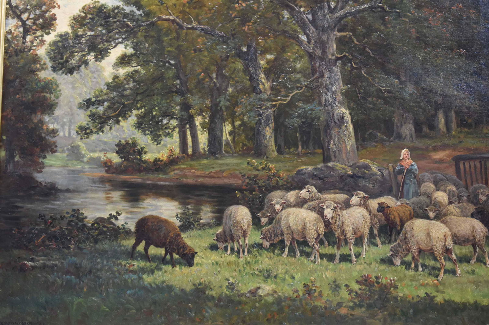 James Desvarreax Larpenteur Oil on Canvas (1 of 10)