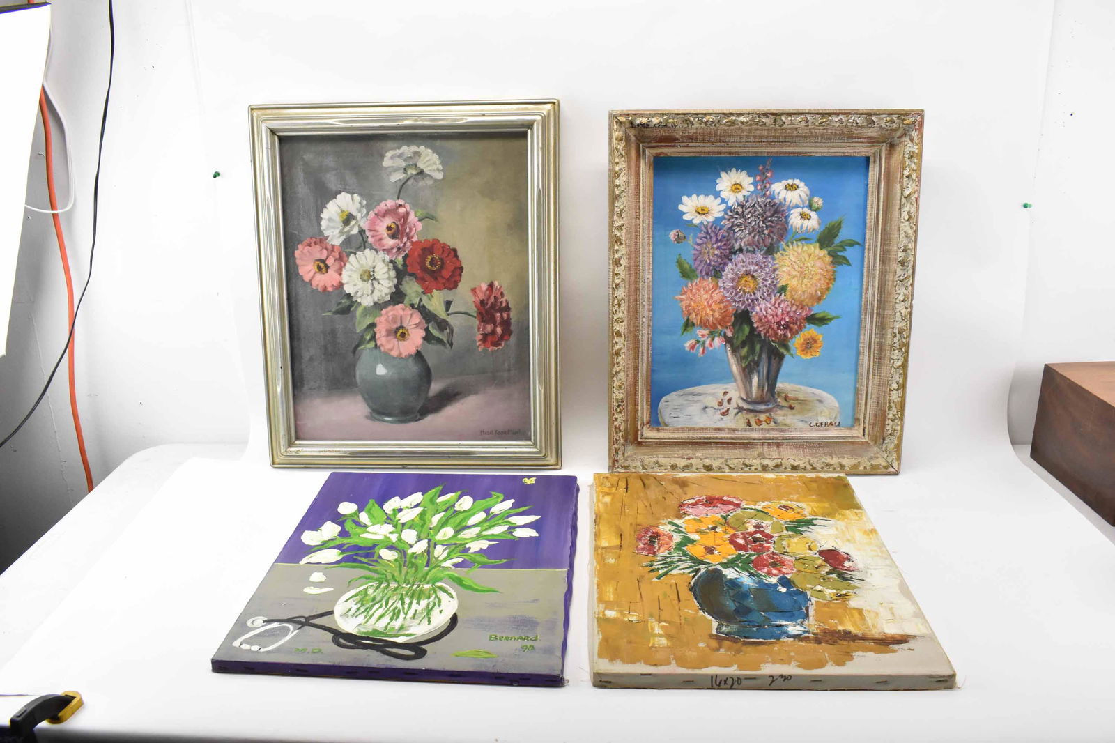 Group of Six Assorted Floral Still Life Artworks (1 of 10)