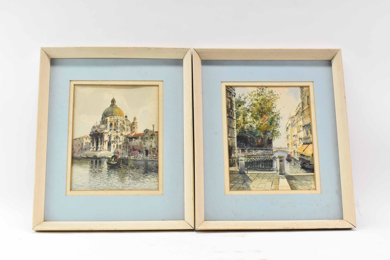 Two Venetian Scene Watercolor Paintings (1 of 8)